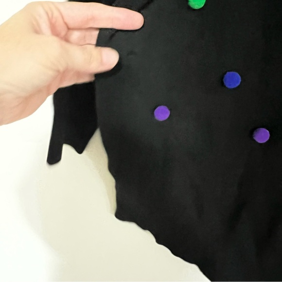 Unique Vintage Rainbow Pom Pom Sweater - Picture 5 of 12